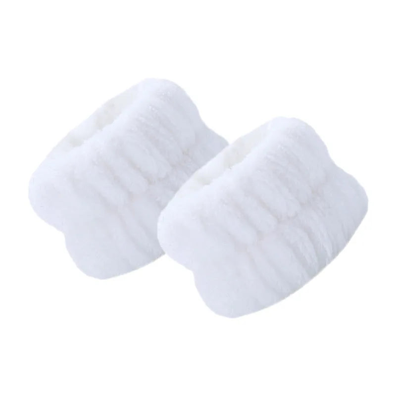 WYBU 2Pcs/set  Washing Face Spa Bracelet Women's Sports Wrist With Headband Waterproof Hand Wash Wrist Protector Handmade Makeup