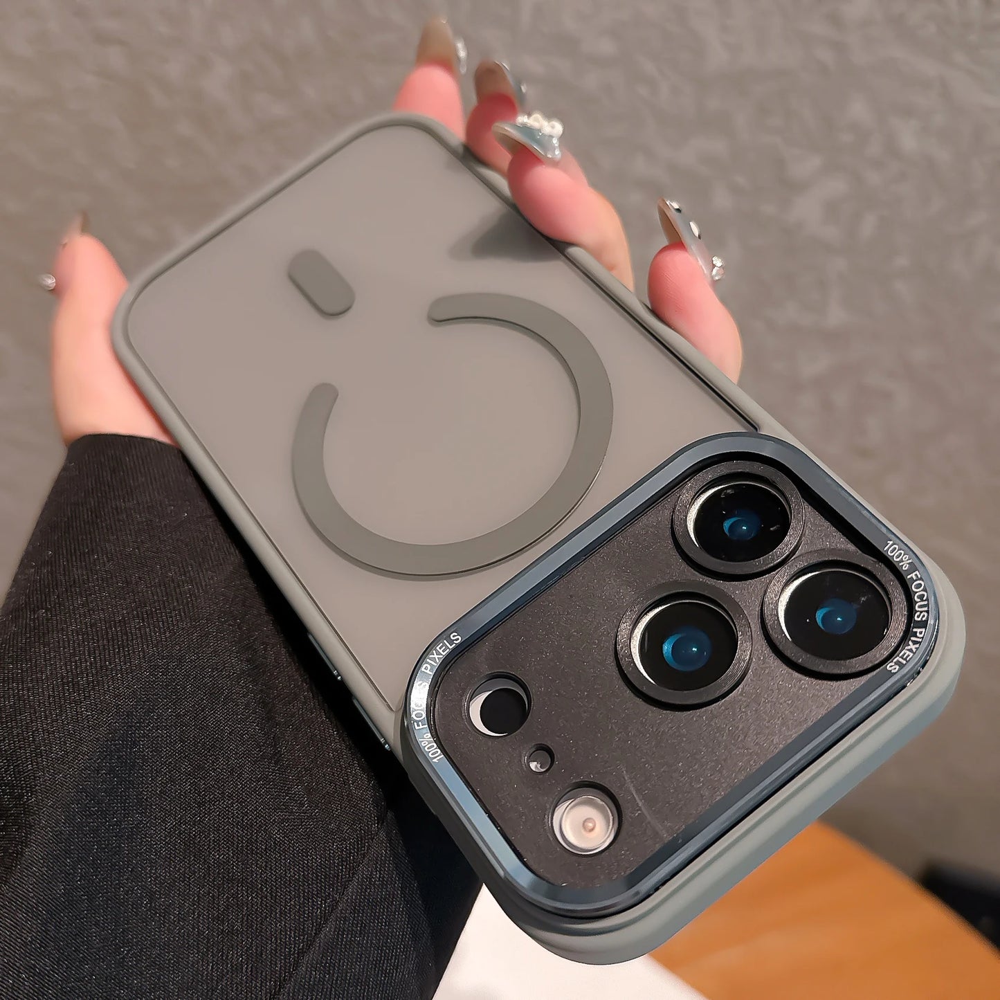 Transparent Metal Camera Bumper Cases For iPhone 17 11 12 13 16 Pro Max 15 16 Plus 17 Air For Magsafe Magnetic Clear Phone Cover