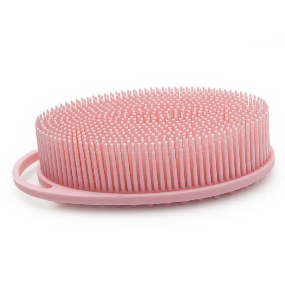 NEW Silicone Body Scrubber Exfoliating Baby Shower Gentle SPA Massage Brush Cleanser for Body Wash Brush Back Scrubber Bath Tool