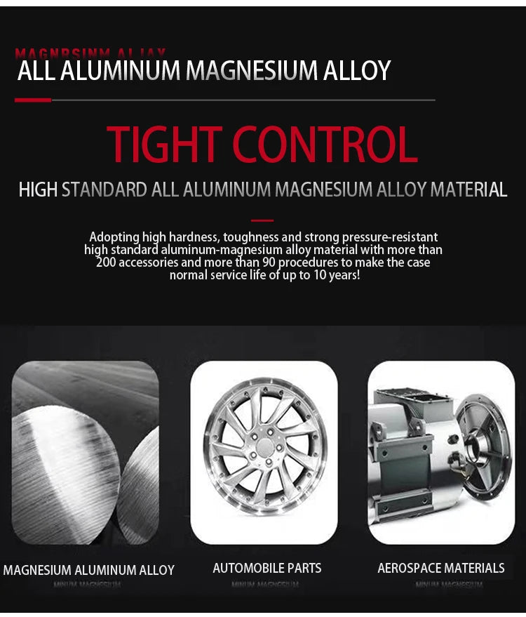 100% Aluminum-magnesium Alloy Travel Suitcase High Quality Rolling Luggage 20/24/26/29'' Trolley Luggage Carry-On Cabin Suitcase