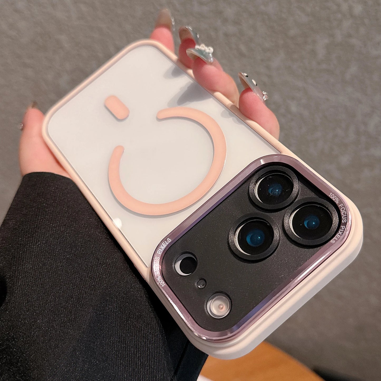 Transparent Metal Camera Bumper Cases For iPhone 17 11 12 13 16 Pro Max 15 16 Plus 17 Air For Magsafe Magnetic Clear Phone Cover