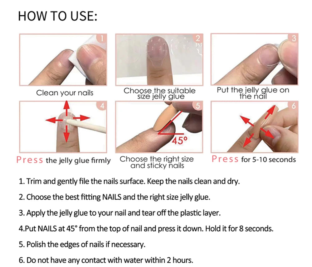 24Pcs Glossy Short Ballerina Press On Nails Pink Glitter Style False Nails With Rhinestone Shiny Artificial Reusable Fake Nails