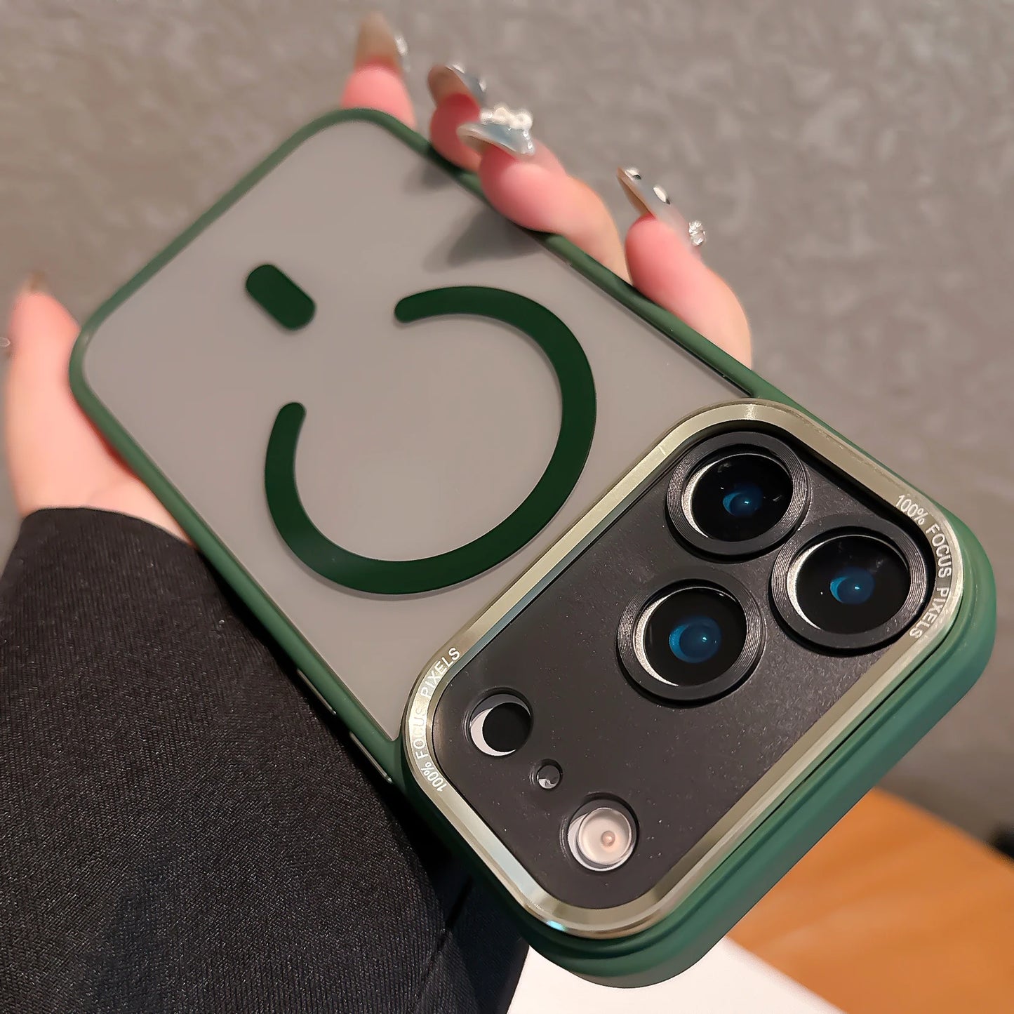 Transparent Metal Camera Bumper Cases For iPhone 17 11 12 13 16 Pro Max 15 16 Plus 17 Air For Magsafe Magnetic Clear Phone Cover